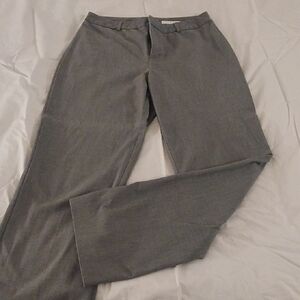 Old Navy Women's Gray Straight-Leg Dress Pants